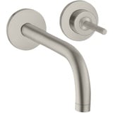 Hansgrohe Axor Uno Einhebel-Waschtischmischer Unterputz Ausladung 165 mm - Edelstahl