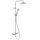 Duravit Duschsystem 1000 Aufputzmontage Chrom TH4280008010