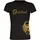 multifanshop Damen T-Shirt - Deutschland - Adler seitlich Gold - Druck gold metallic - Frauen