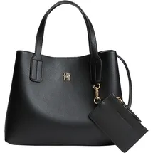 Tommy Hilfiger Icon Mini Satchel Umhängetaschen Leder Black