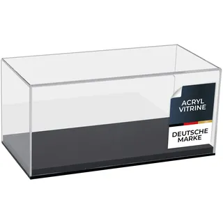 HMF Acryl Vitrine für Modellautos, Figuren, 30 x 15 x 14 cm
