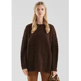 QS Strickpullover | braun - M