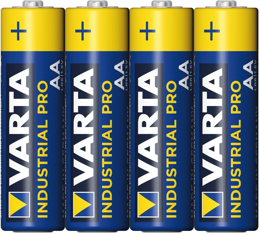 Varta Batterie Mignon AA/AM3 Industrial Pro 1,5V LR6 AL-MN 2600 mAh Ø14,5 x 50,5 mm - 04006211354