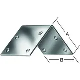 Vormann Breitwinkel 40x40x40x2mm Edelstahl, rostfrei