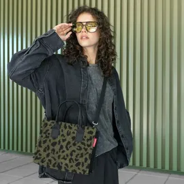 Reisenthel daily shopper XS teddy leo olive