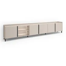SKRAUT HOME Lowboard 309x61 cm Beige Holzwerkstoff