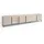 SKRAUT HOME Lowboard 309x61 cm Beige Holzwerkstoff