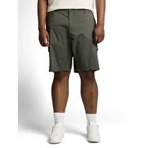 Tom Tailor PLUS, Herren, Gr. 46, N-Gr, khaki mini geometric print, Web, Obermaterial: 98% Baumwolle, 2% Elasthan, unifarben, normal kurz, Hosen Cargohose, Cargo-Shorts mit Stretch