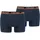 Head Basic Boxershorts peacoat/orange XL 2er Pack