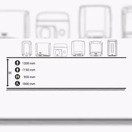 All Care Mediclinics M88APlus Handtrockner automatisch Weiß