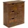 Relaxdays Badezimmerschrank 80 x 60 x 30 cm Braun