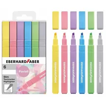 Eberhard Faber Slim pastell Textmarker 6 St. Mehrfarbig