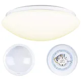 Luminea LED-Wand- & Deckenleuchte 12 Watt rund weiß