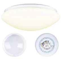 Luminea LED-Wand- & Deckenleuchte 12 Watt rund weiß