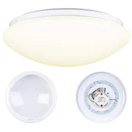 Luminea LED-Wand- & Deckenleuchte 12 Watt rund weiß