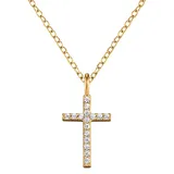 Engelsrufer Kette mit Anhänger Kreuz Gold