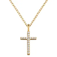 Engelsrufer Kette mit Anhänger Kreuz Gold