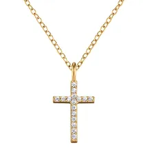 Engelsrufer Kette mit Anhänger Kreuz Gold