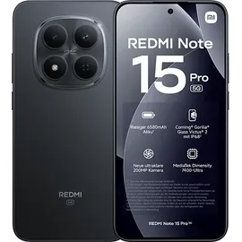 Xiaomi Redmi Note 15 Pro 5G 8 GB RAM 256 GB Black