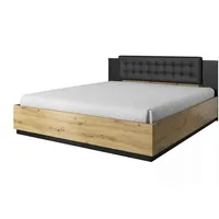 Beautysofa Bett SIGMA, Doppelbett mit Bettkasten 140x200 cm, Farbe:
