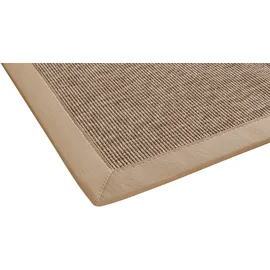 DEKOWE Teppichboden DEKOWE "Naturino RipsS2 Spezial", beige (natur), B:300cm H:8mm L:400cm, Kunstfaser, Teppiche, Flachgewebe, meliert, Sisal-Optik, In- und Outdoor geeignet