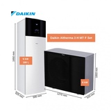 Daikin Altherma 3 H MT F Komplett-Set 8kW Wärmepumpe Speicher 180l Heizstab 9kW