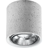 Licht-Erlebnisse Beton Deckenspot 1 GU10 rund grau