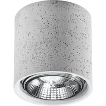 Licht-Erlebnisse Beton Deckenspot 1 GU10 rund grau