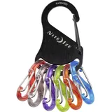 NITE IZE Schlüssel-Karabiner NI-KRK2-01-R6 Schwarz, Bunt 1St.