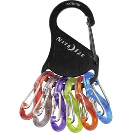 NITE IZE Schlüssel-Karabiner NI-KRK2-01-R6 Schwarz, Bunt 1St.