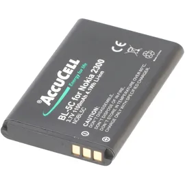 AccuCell Akku passend für Nokia 2310, 2323 classic, BL-5C, BR-5 1100mAh