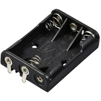 TRU Components TC-13220576 Batteriehalter 3x Micro (AAA) Lötanschluss (L