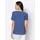 CREATION L Kurzarmbluse blau 44