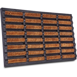 HANSE HOME Fußmatte Schmutzfangmatte Brushes Mat«, rechteckig, 25 mm Höhe, Kokos, Gummi, Schmutzfangmatte, Outdoor, Rutschfest, Innen, Kokosmatte, braun