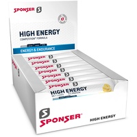 Sponser Sport Food High Energy Energie-Riegel 45 g Hafer, Reis, Weizen