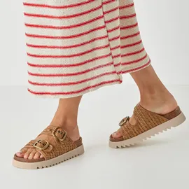 TAMARIS Da.-Pantolette für Damen, braun Größe 36 EU