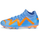 Puma Future Match FG/AG Fußballschuhe Kinder Fussball-Rasenschuhe blue glimmer/puma white/ultra orange 37.5
