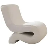 aea Lounge Sessel Club Chair Relax Fernsehsessel Polyester 73 x 82 x 70 cm Weiß