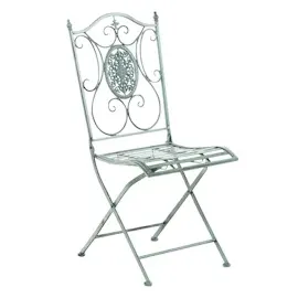 CLP Sibell Gartenstuhl 42 x 49 x 91,5 cm antik-grün 2er Set
