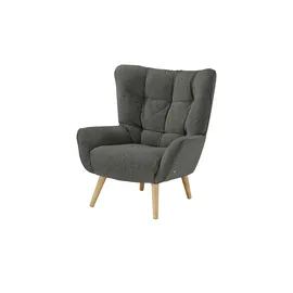 Soho Polstersessel Jolyn ¦ grau ¦ Maße (cm): B: 87 H: 100 T: 86.0