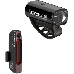 Lezyne LED Fahrradbeleuchtungsset Hecto Drive 40 STVZO + Stick Drive STZVO