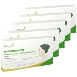Hotgen Biotech Hotgen Covid-19 Antigen-Schnelltest 5 Stück nasal Coronatest Antigenschnelltest