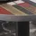 GGM Möbel Bistro Loungetisch Ø 80 x 38,5 cm Vintage Bunt/Schwarz