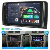ESSGOO 6+128G Für Mercedes-Benz R-Klasse W251 Apple Carplay Navi 4G Autoradio (Digitalradio (DAB), RDS, FM, AM, 8-Kern Carplay Android Auto GPS Navi WIFI BT 4G LTE)