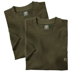 OS-Trachten T-Shirts, 2er-Pack, oliv, L
