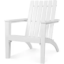 Costway Adirondack Gartenstuhl 73 x 73 x 85 cm weiß