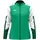Polyesterjacke Damen grün/weiß/dunkelgrün S