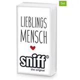 ppd 2er-Set: Taschentücher "Lieblings Mensch" in Weiß
