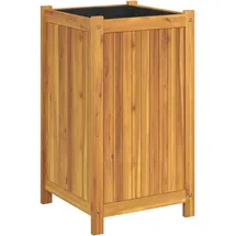 vidaXL Pflanzkübel mit Einlage 42 x 42 x 75 cm Braun