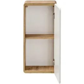Lomadox Lomado Hängeschrank weiß, Holzwerkstoff, 35x75x22 cm Badezimmer, Badezimmerschränke, Hängeschränke